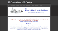 Desktop Screenshot of historicepiphany.org